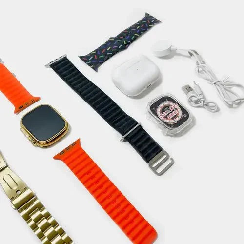 10-in-1 Ultra Max Smart Watch with Earbuds