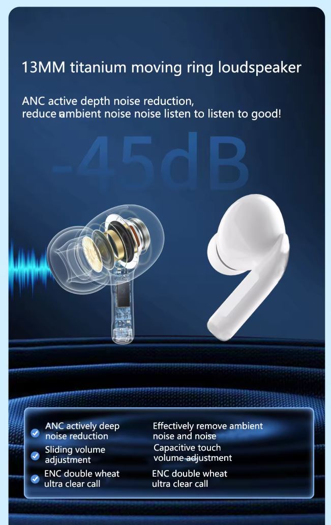 Touch Screen Wireless Earbuds Z90 Pro
