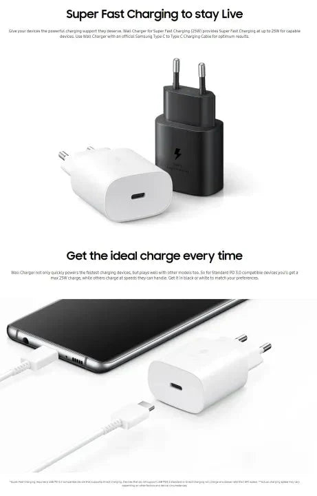 25W PD Fast Charging Adapter – USB-C (Original Quality)