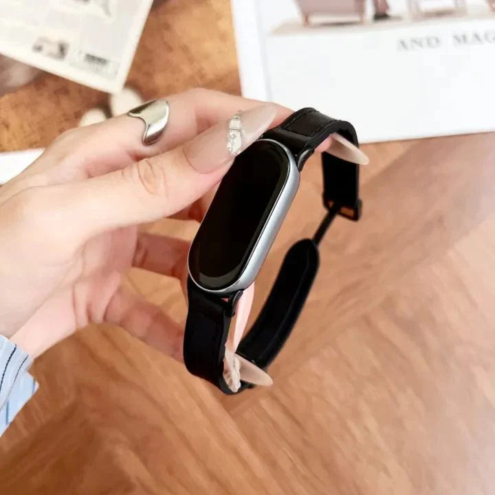 Leather Strap for Xiaomi Mi Band – Classic & Stylish Replacement Band