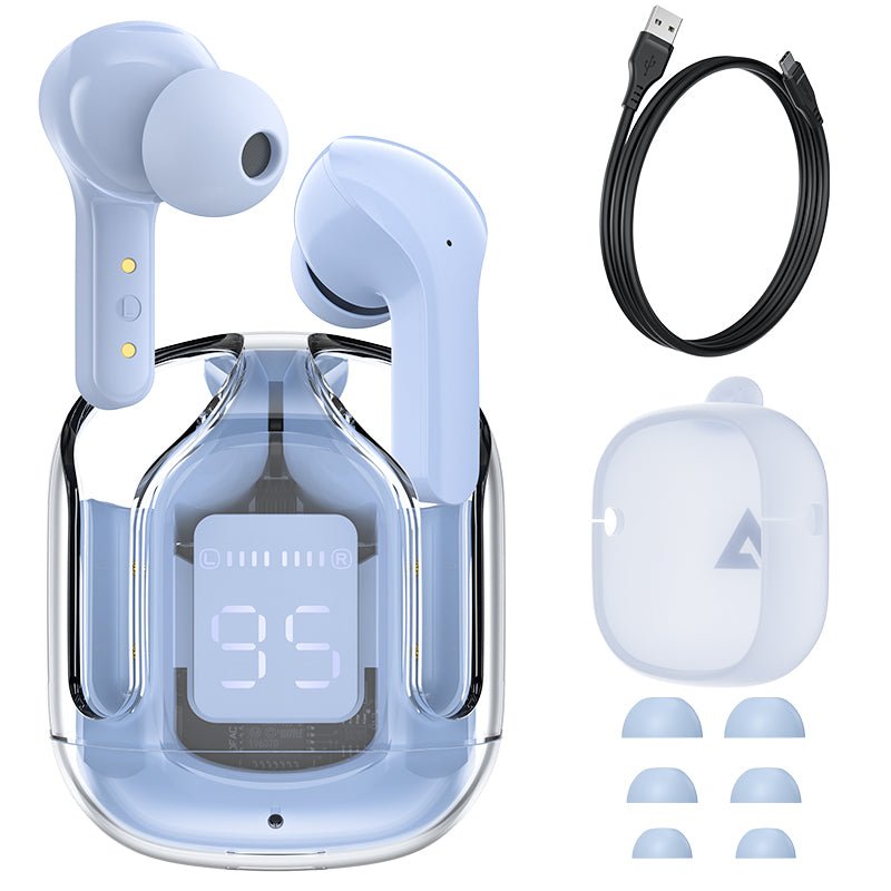 Air 31 TWS Crystal Wireless Earbuds