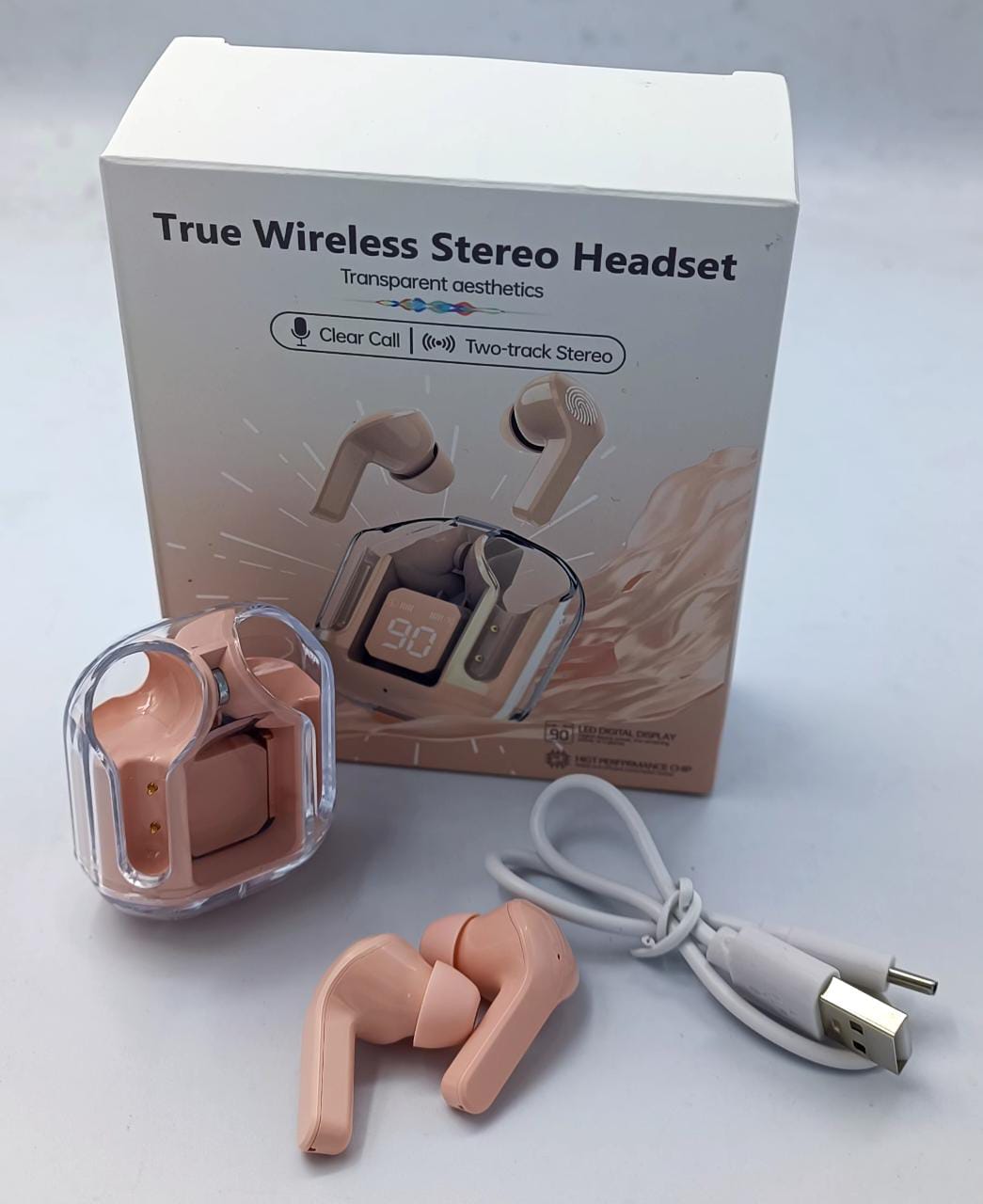 Air 31 TWS Crystal Wireless Earbuds