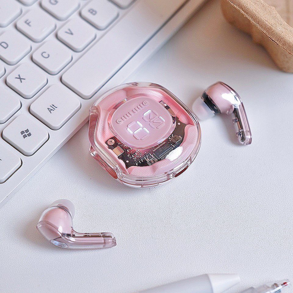 Air 39 Transparent Earbuds – Bluetooth 5.3 Wireless Earbuds with HD Sound 🎧