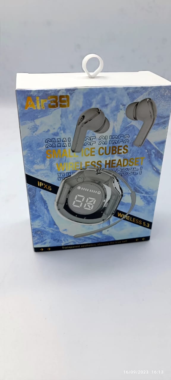 Air 39 Transparent Earbuds – Bluetooth 5.3 Wireless Earbuds with HD Sound 🎧