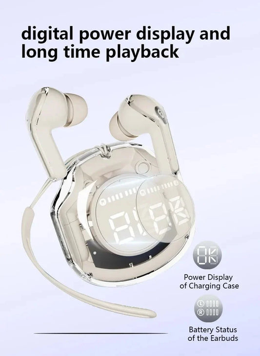Air 39 Transparent Earbuds – Bluetooth 5.3 Wireless Earbuds with HD Sound 🎧