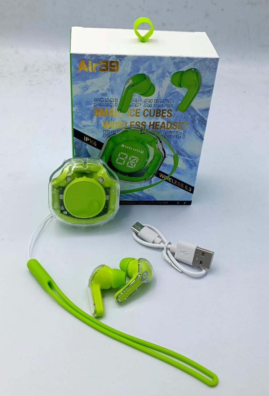 Air 39 Transparent Earbuds – Bluetooth 5.3 Wireless Earbuds with HD Sound 🎧