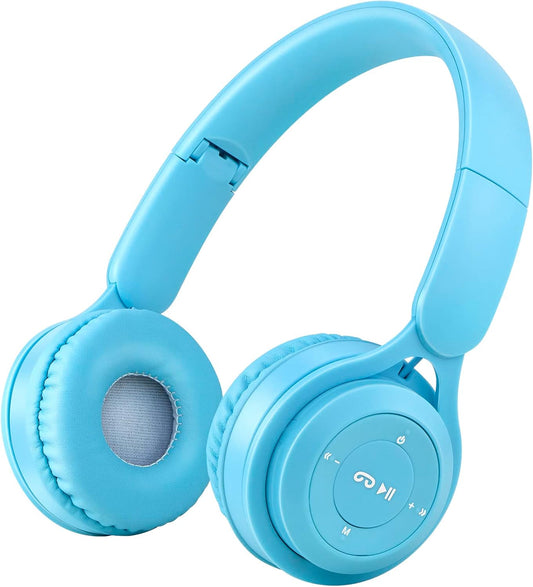 Wireless Bluetooth Headphones – Hi-Fi Stereo Sound, Foldable Headset with Mic